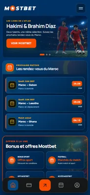 Aperçu du guide football sur mobile